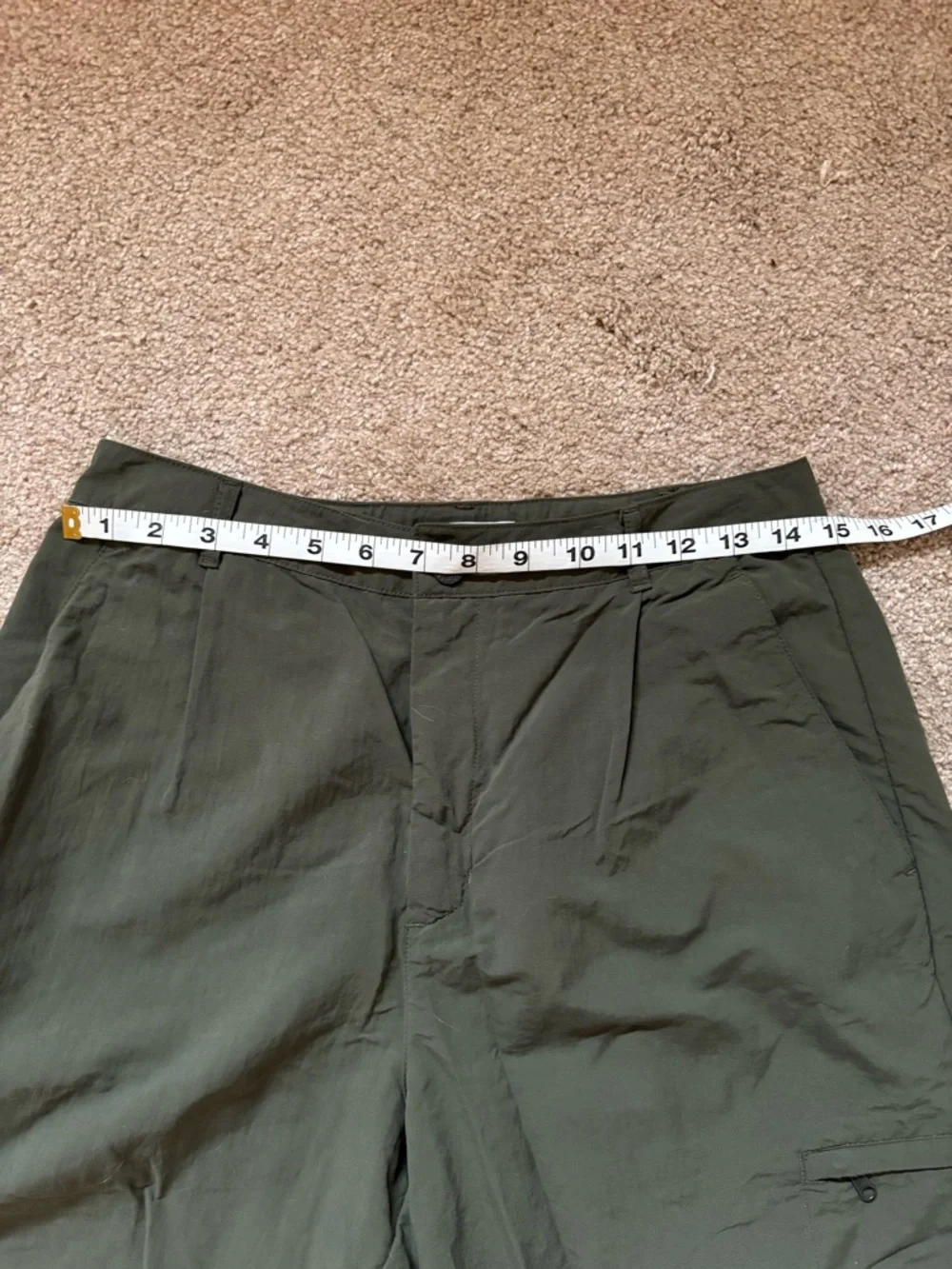 Olive Green Utility Cargo Pants - Picture 5 of 7